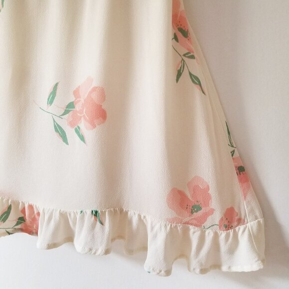 Reformation Christine Ruffle Mini Dress in Lady 0 Rare Romantic Coquette $218 - Picture 14 of 16